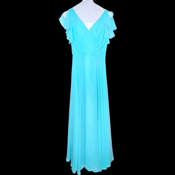 David's Bridal Dresses & Skirts - David’s Bridal Bridesmaids Dress Size 2 Blue EUC